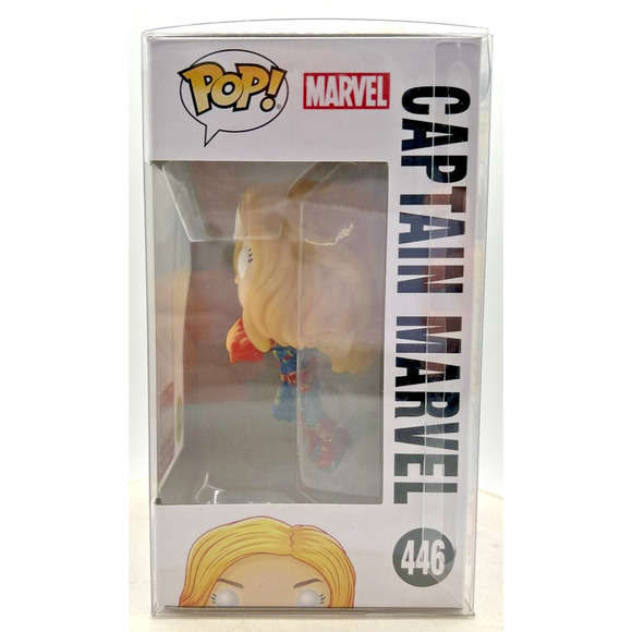 Funko Pop! Marvel Captain Marvel in Protective Case #446 F24 - Picture 2 of 6